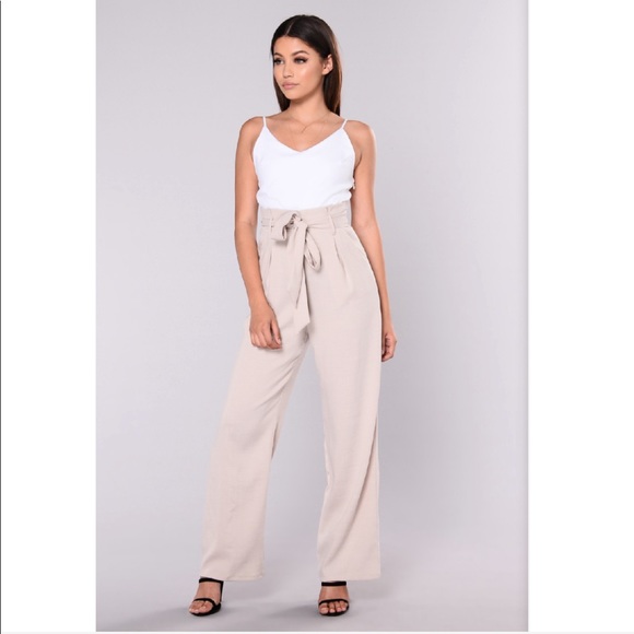 Fashion Nova Pants - Fashion Nova Sunday Woven Jumpsuit